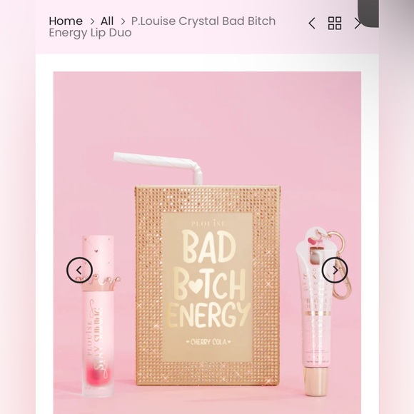 Plouise crystal bad b juice box lipgloss and balm set nwt - Picture 2 of 2